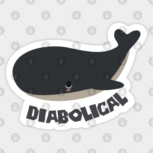 Diabolical Sticker by Brunaesmanhott0